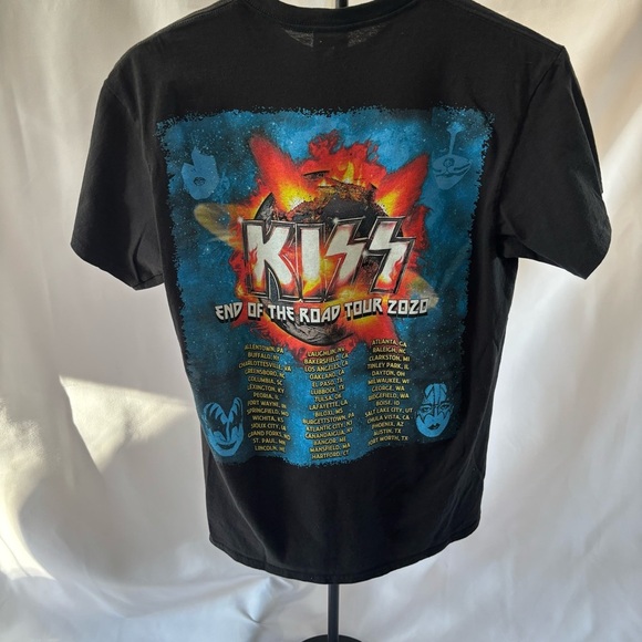 KISS End of the Road Tour 2020 Black Original Merch Concert T-Shirt Men’s Size M - Picture 5 of 5